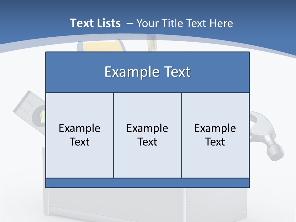 Hammer Industry Wrench PowerPoint Template