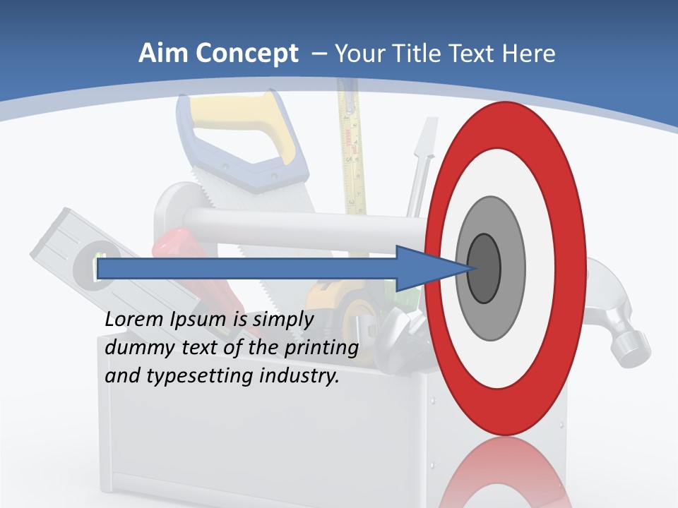 Hammer Industry Wrench PowerPoint Template