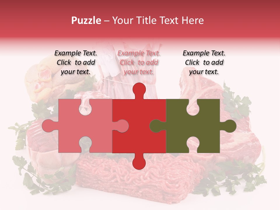 Butchery Fresh Gastronomy PowerPoint Template