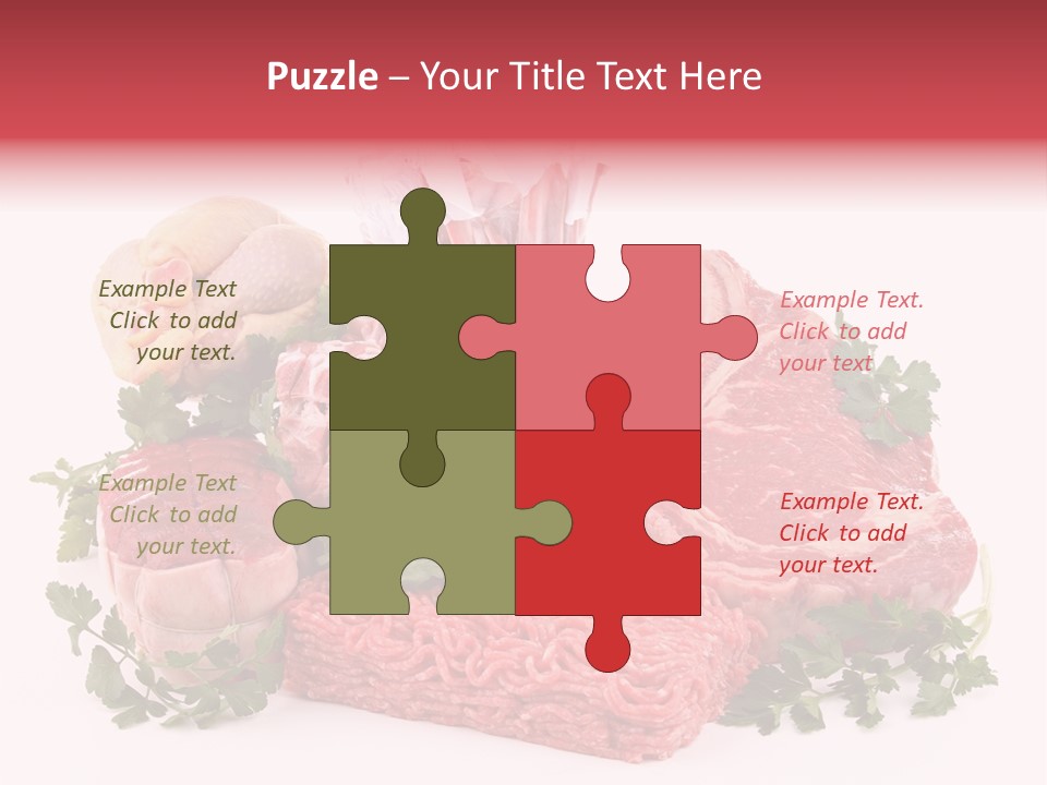 Butchery Fresh Gastronomy PowerPoint Template