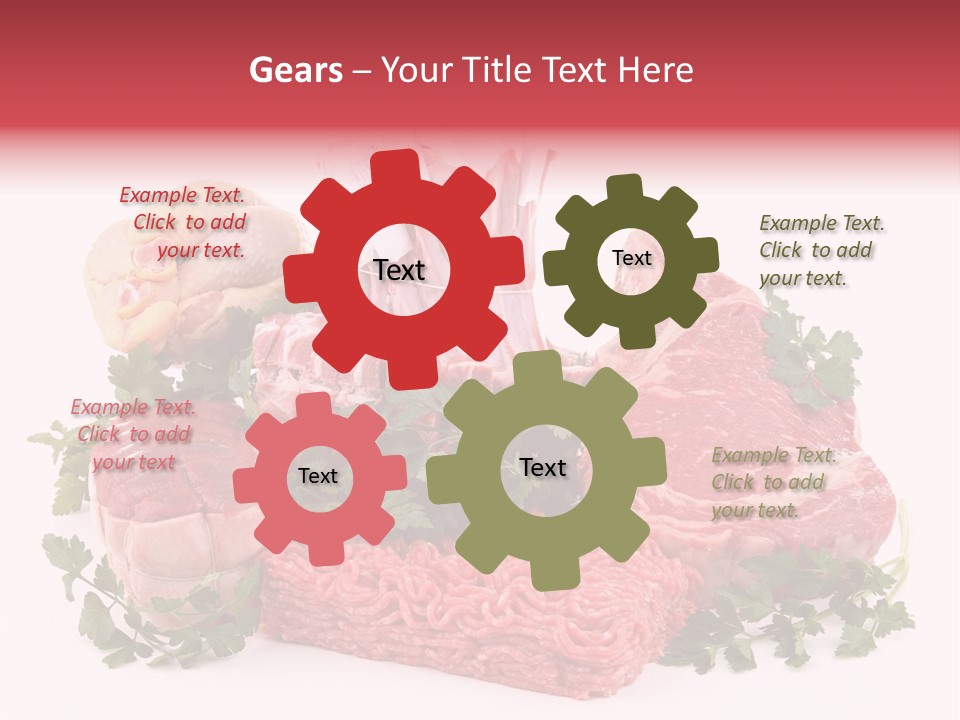 Butchery Fresh Gastronomy PowerPoint Template