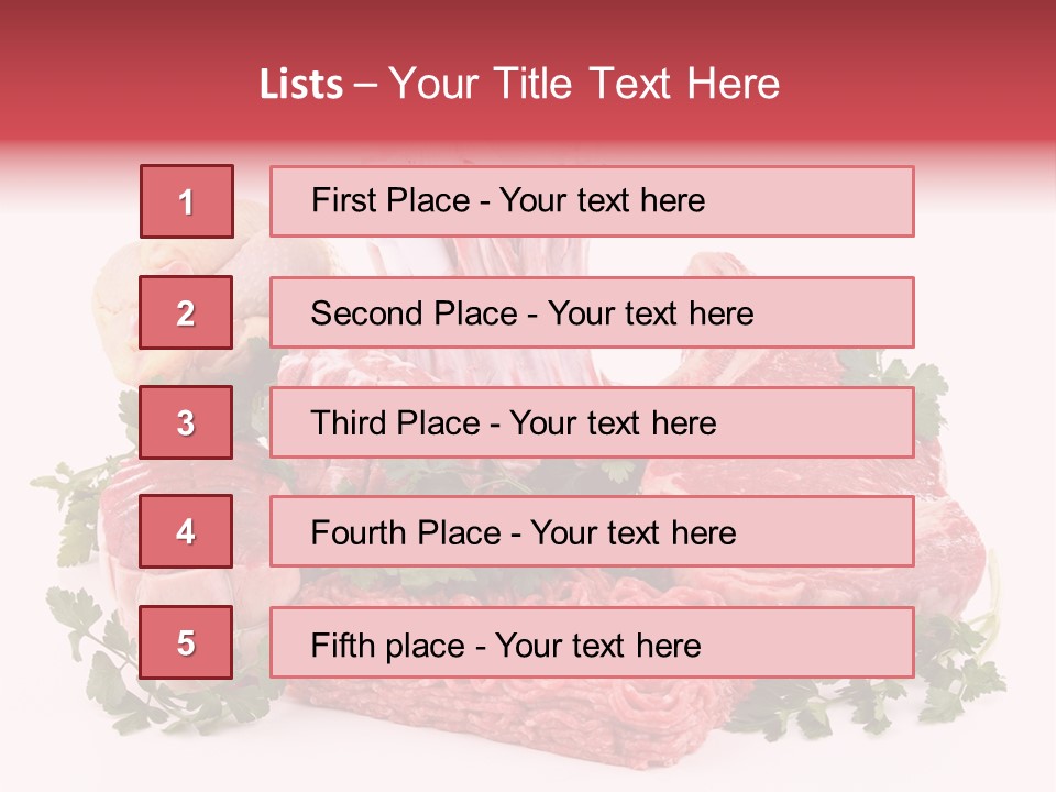 Butchery Fresh Gastronomy PowerPoint Template