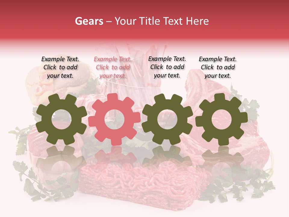 Butchery Fresh Gastronomy PowerPoint Template