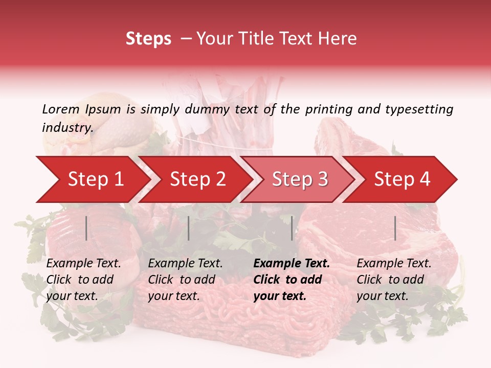 Butchery Fresh Gastronomy PowerPoint Template