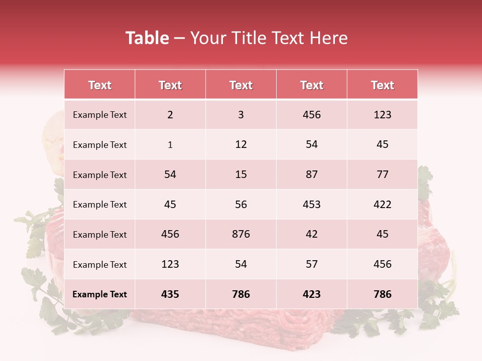 Butchery Fresh Gastronomy PowerPoint Template