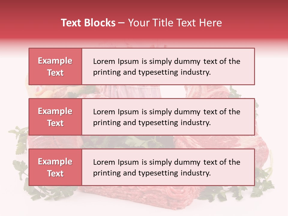 Butchery Fresh Gastronomy PowerPoint Template