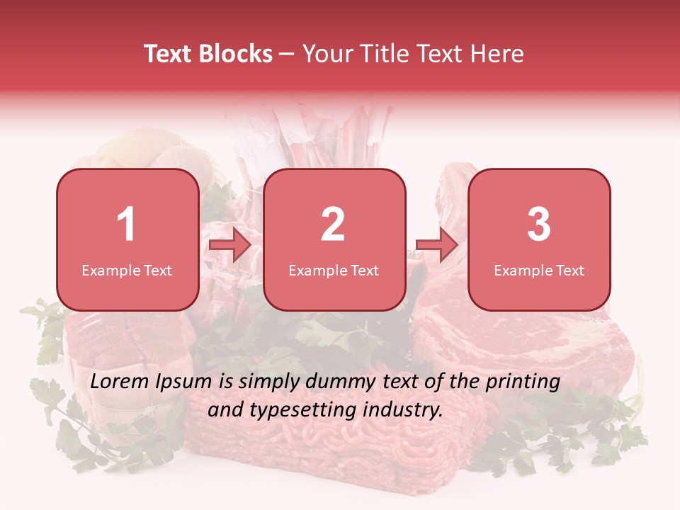 Butchery Fresh Gastronomy PowerPoint Template