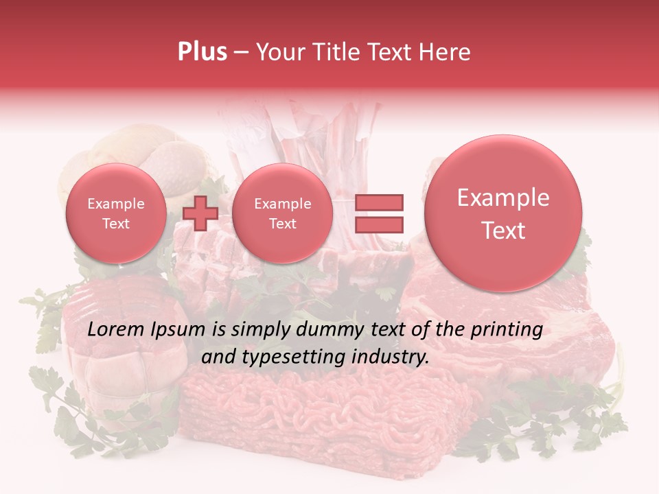 Butchery Fresh Gastronomy PowerPoint Template