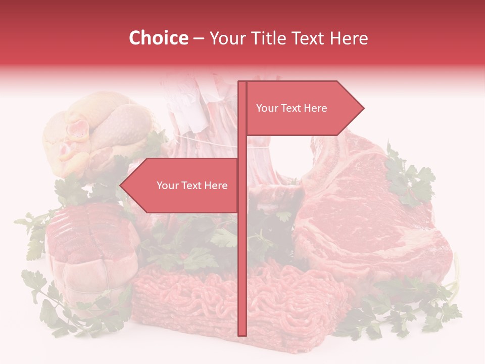 Butchery Fresh Gastronomy PowerPoint Template