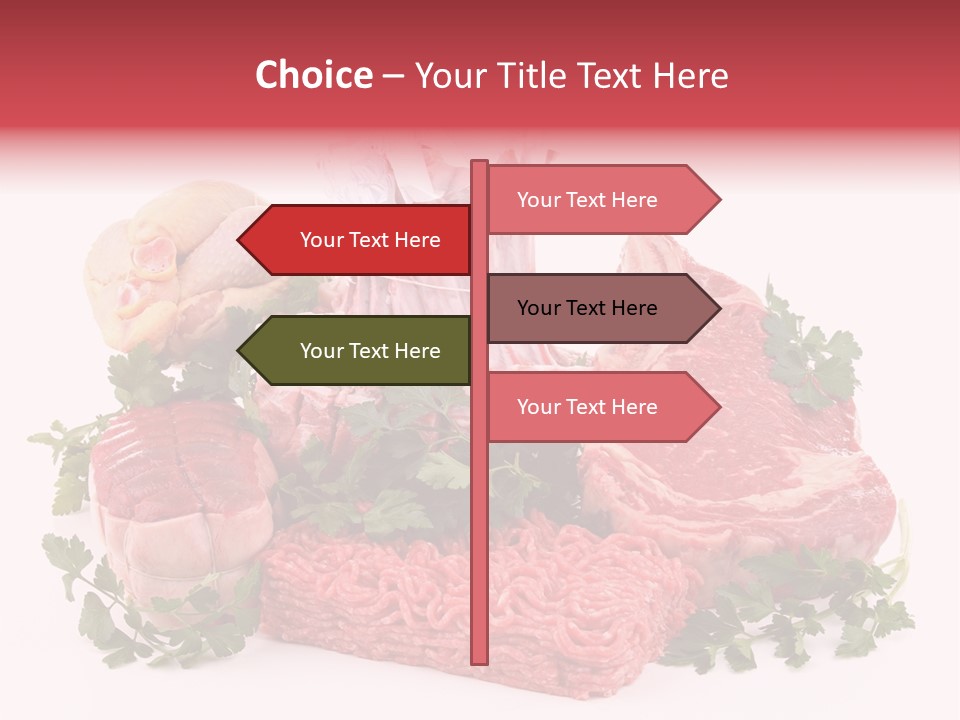 Butchery Fresh Gastronomy PowerPoint Template