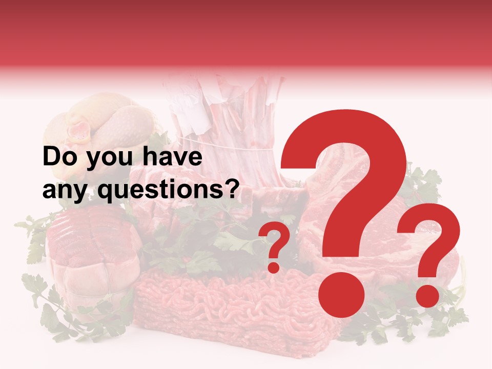 Butchery Fresh Gastronomy PowerPoint Template