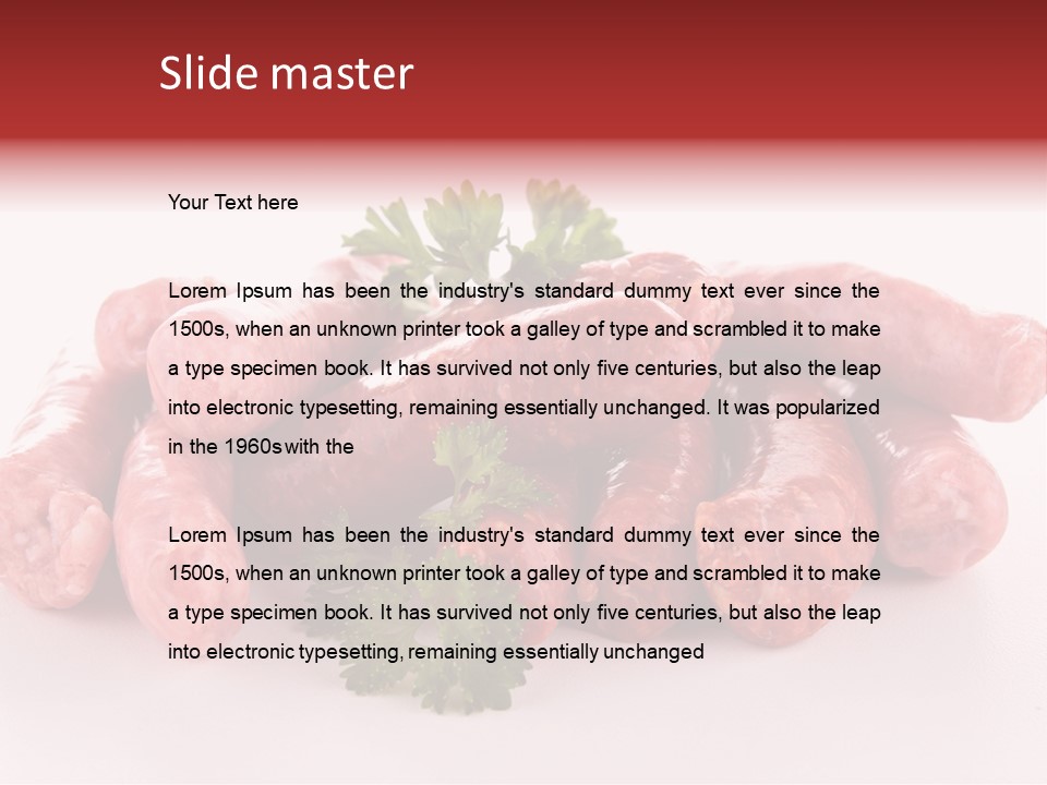 Meal Chicken Dinner PowerPoint Template