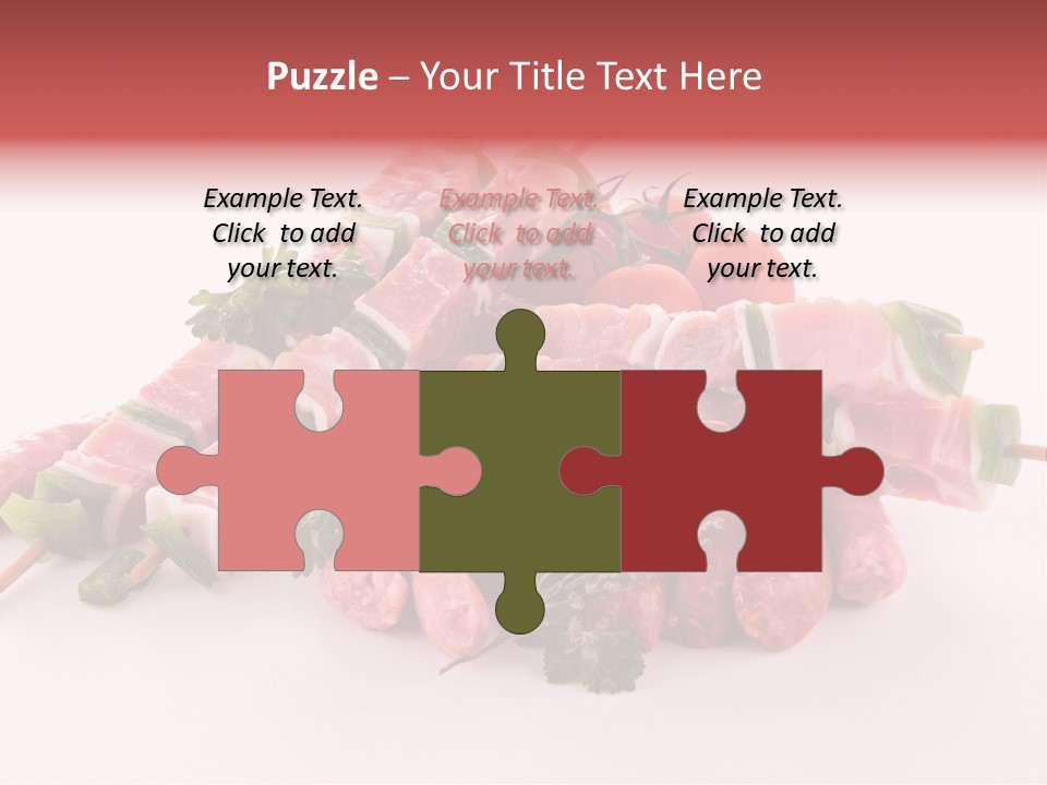 Dinner Grill Fresh PowerPoint Template