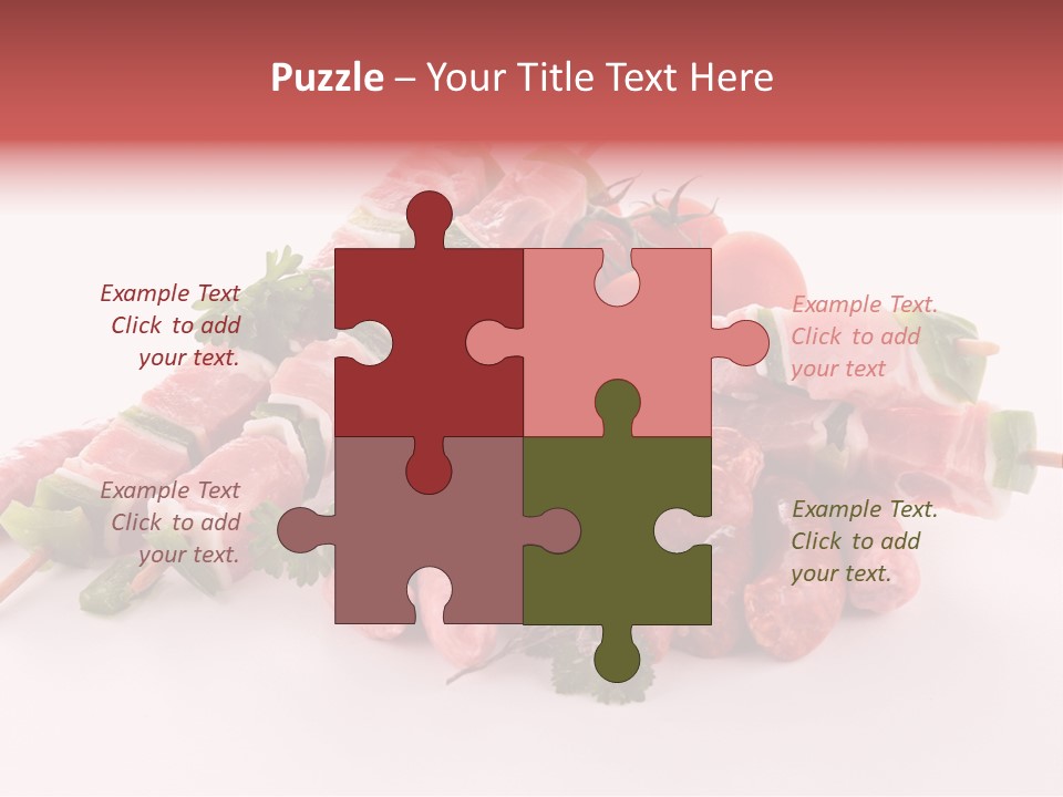 Dinner Grill Fresh PowerPoint Template