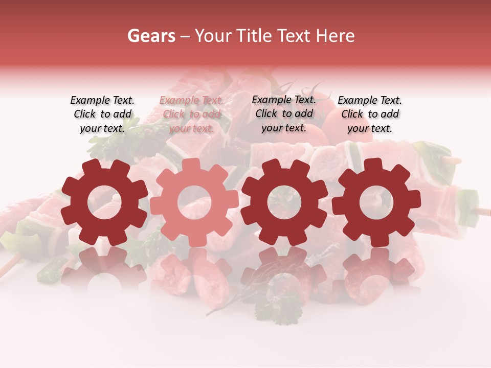 Dinner Grill Fresh PowerPoint Template