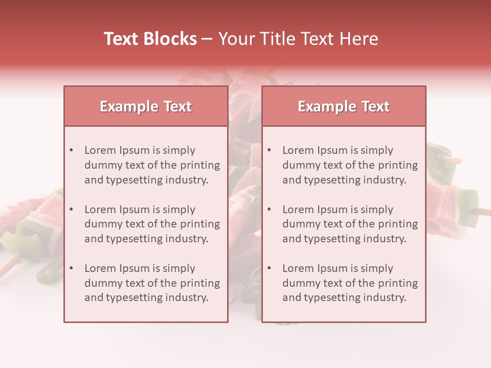 Dinner Grill Fresh PowerPoint Template