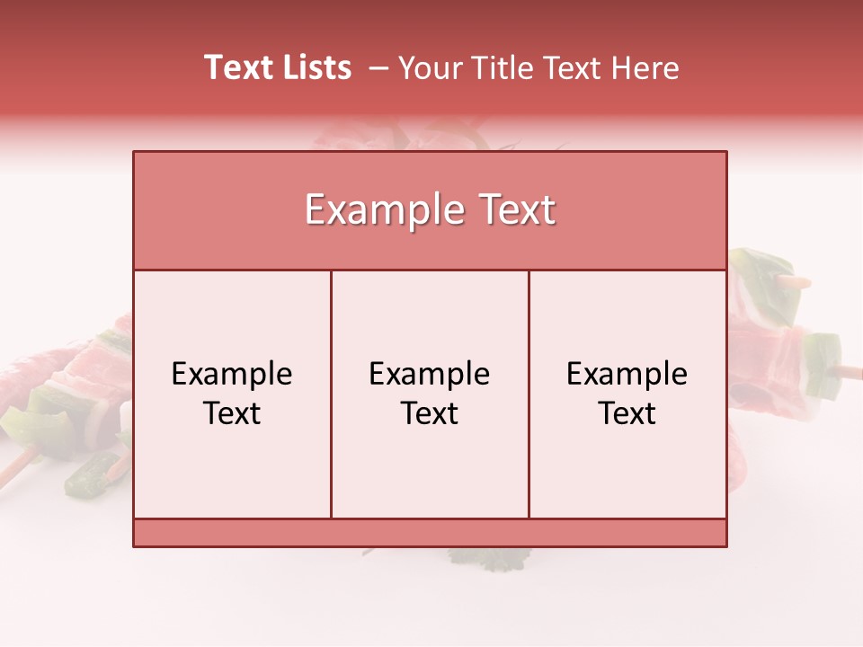 Dinner Grill Fresh PowerPoint Template
