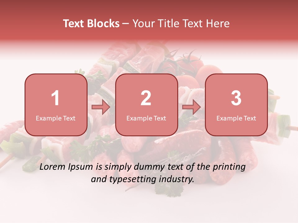 Dinner Grill Fresh PowerPoint Template