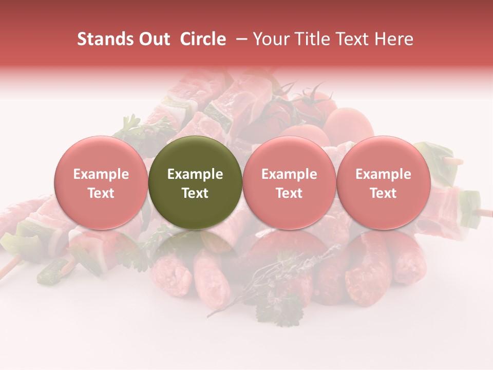 Dinner Grill Fresh PowerPoint Template