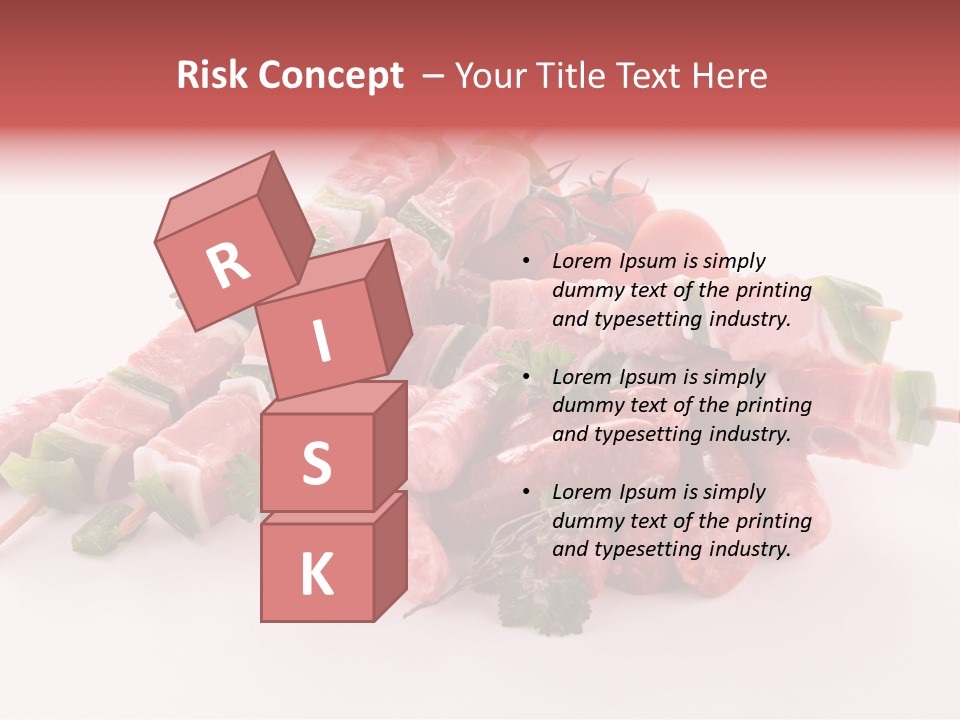 Dinner Grill Fresh PowerPoint Template