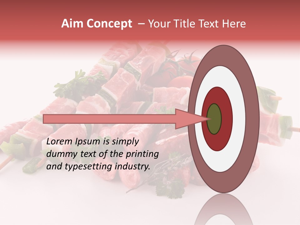 Dinner Grill Fresh PowerPoint Template