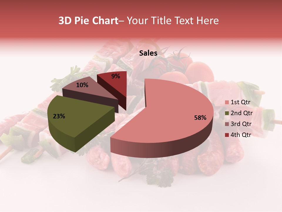 Dinner Grill Fresh PowerPoint Template