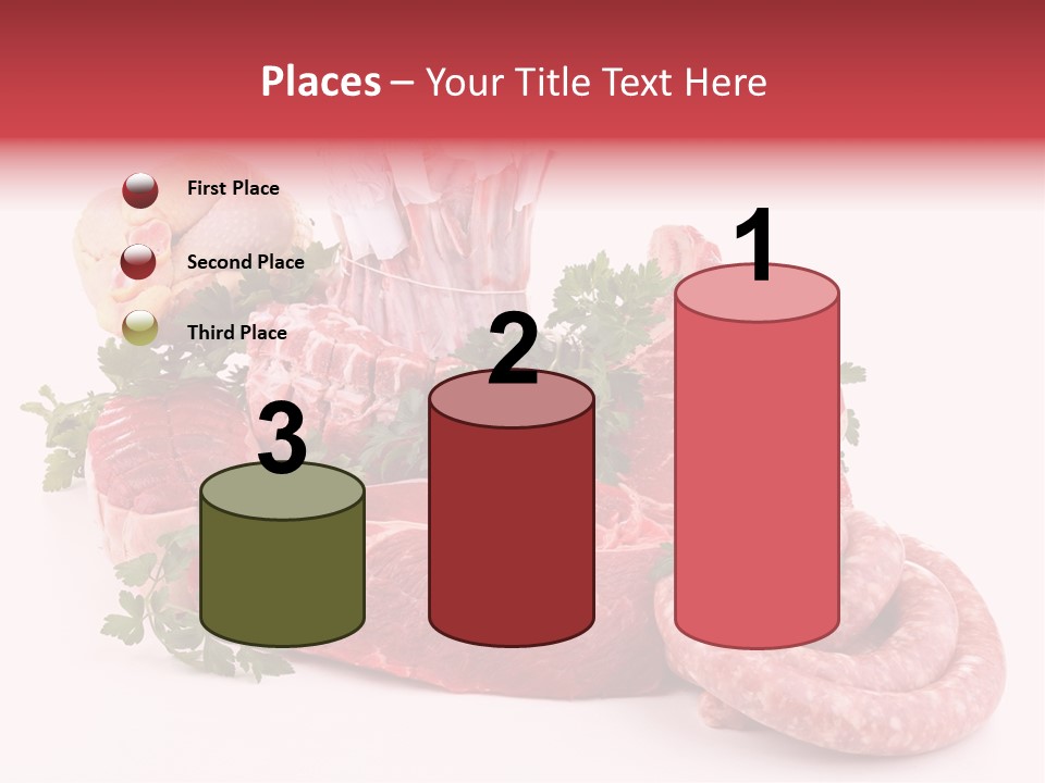 Assorted Fillet Food PowerPoint Template