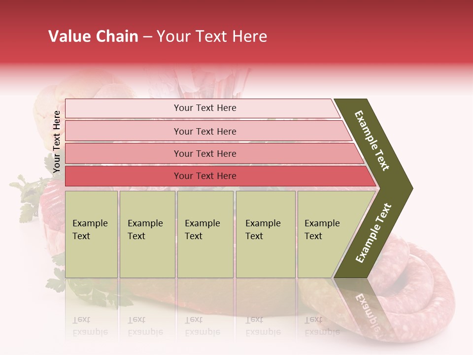 Assorted Fillet Food PowerPoint Template