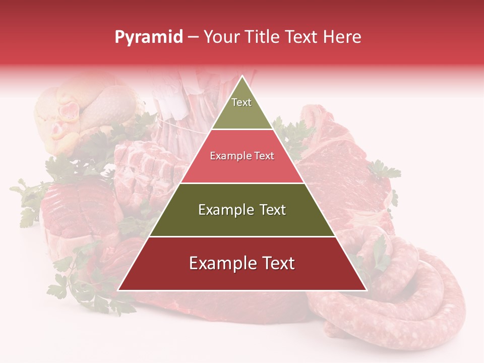 Assorted Fillet Food PowerPoint Template