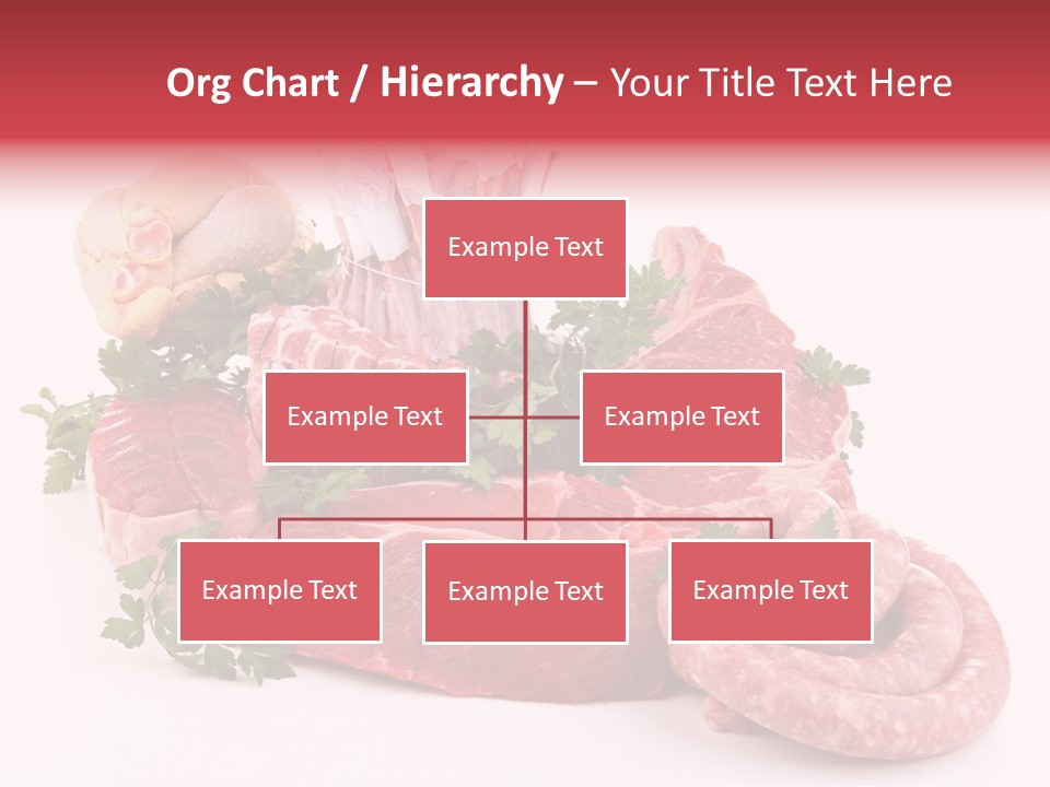 Assorted Fillet Food PowerPoint Template