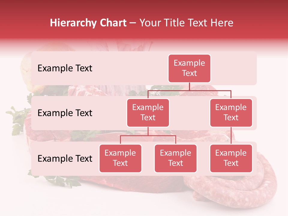 Assorted Fillet Food PowerPoint Template