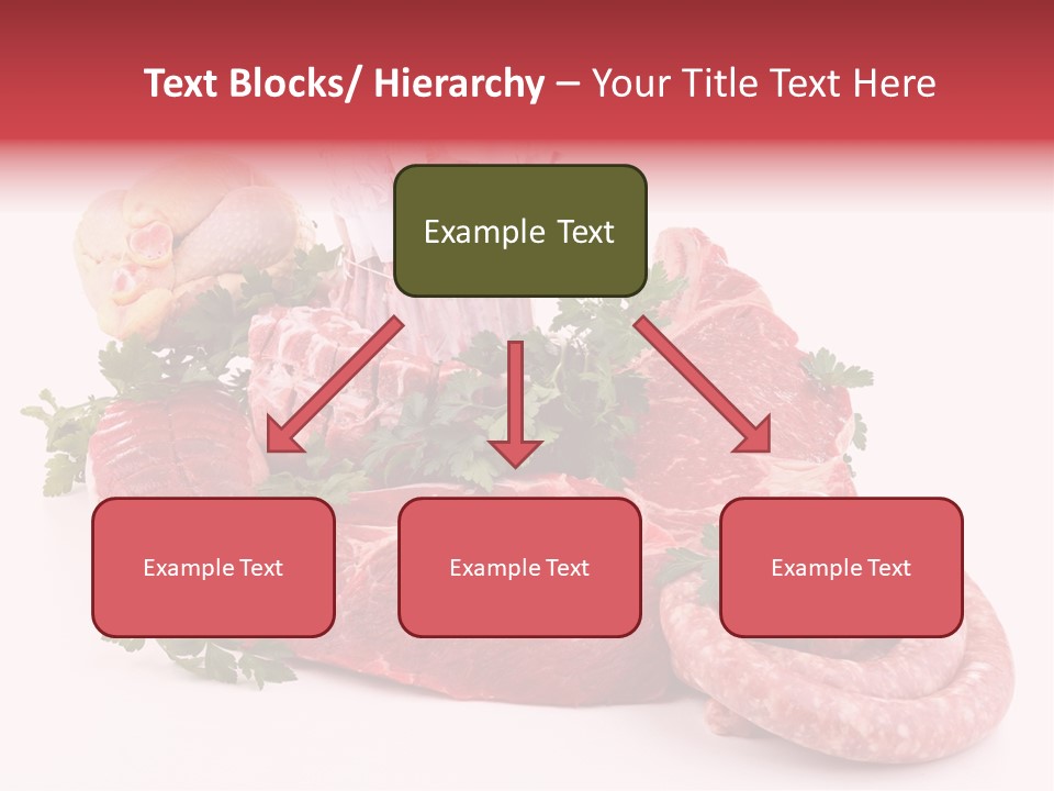 Assorted Fillet Food PowerPoint Template