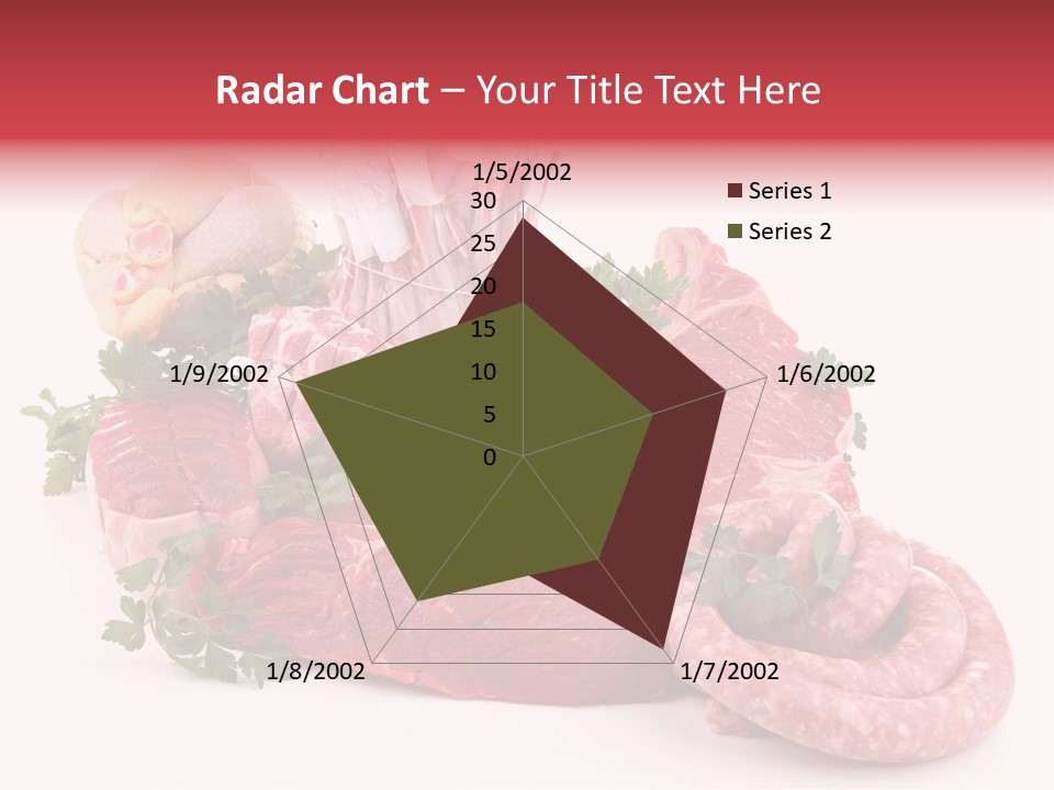 Assorted Fillet Food PowerPoint Template
