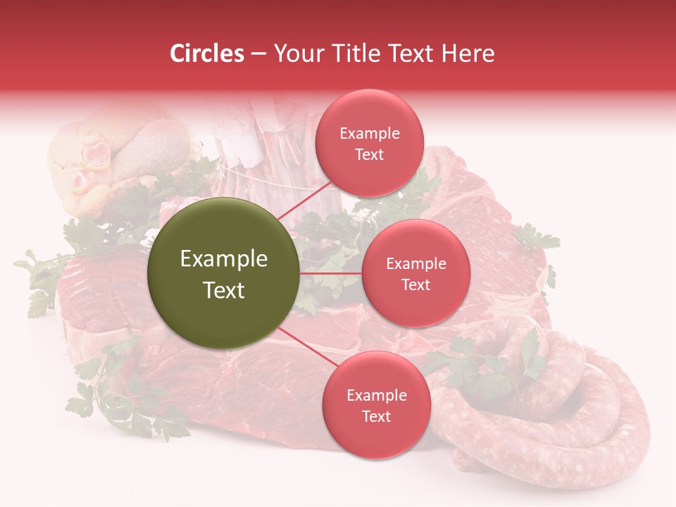 Assorted Fillet Food PowerPoint Template