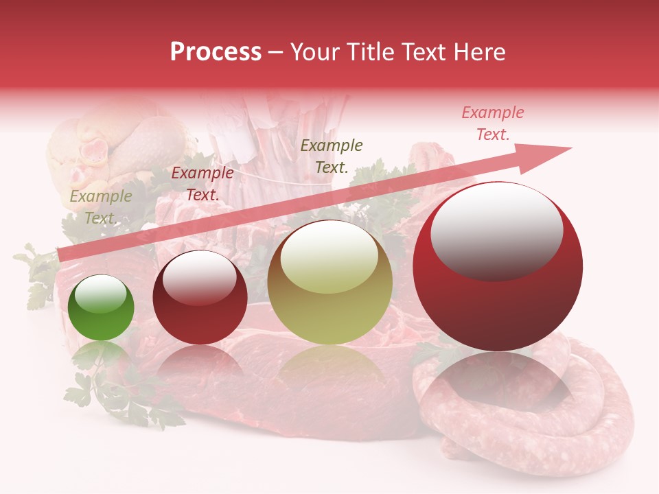 Assorted Fillet Food PowerPoint Template