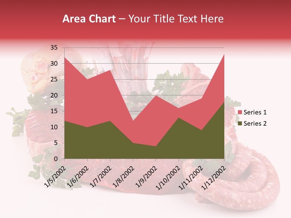 Assorted Fillet Food PowerPoint Template