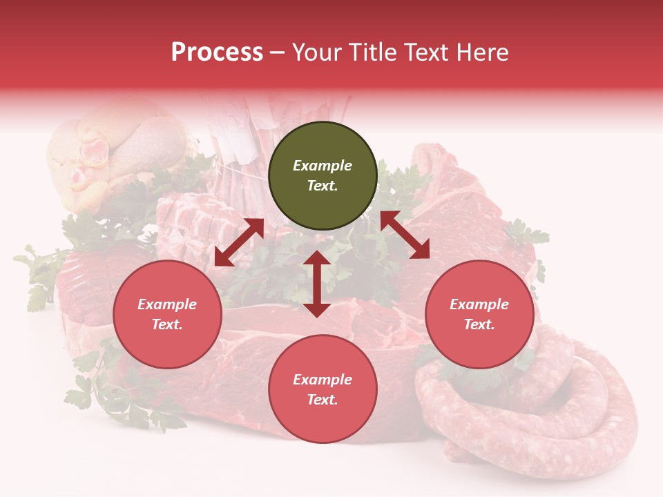 Assorted Fillet Food PowerPoint Template