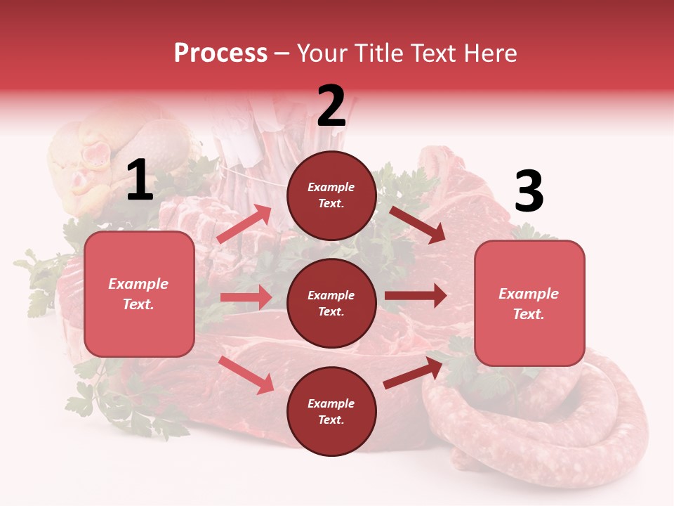 Assorted Fillet Food PowerPoint Template