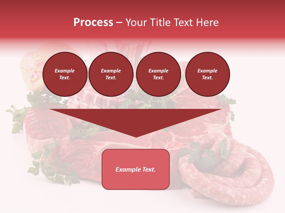 Assorted Fillet Food PowerPoint Template