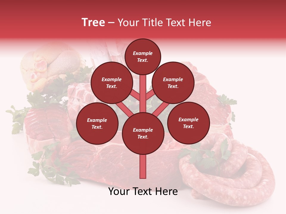 Assorted Fillet Food PowerPoint Template