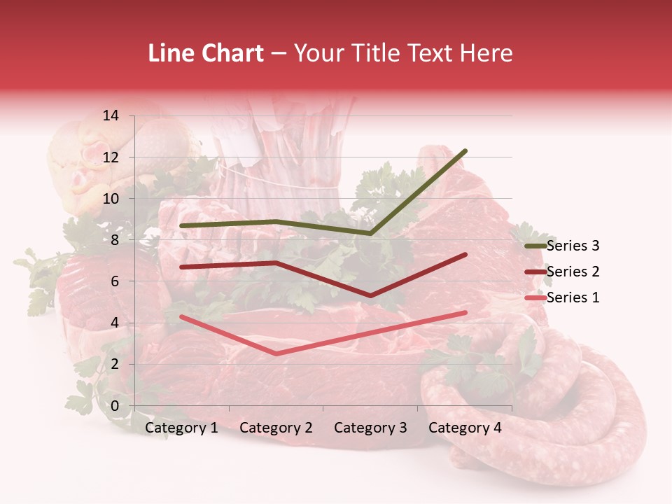 Assorted Fillet Food PowerPoint Template
