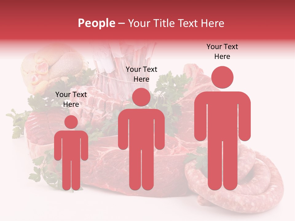 Assorted Fillet Food PowerPoint Template