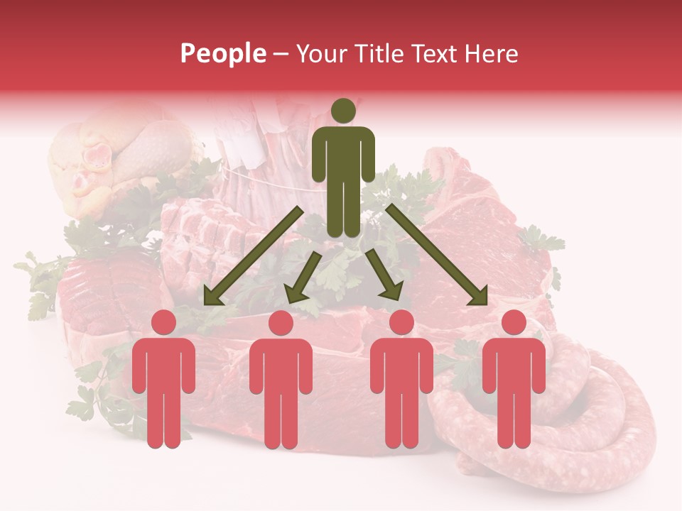 Assorted Fillet Food PowerPoint Template