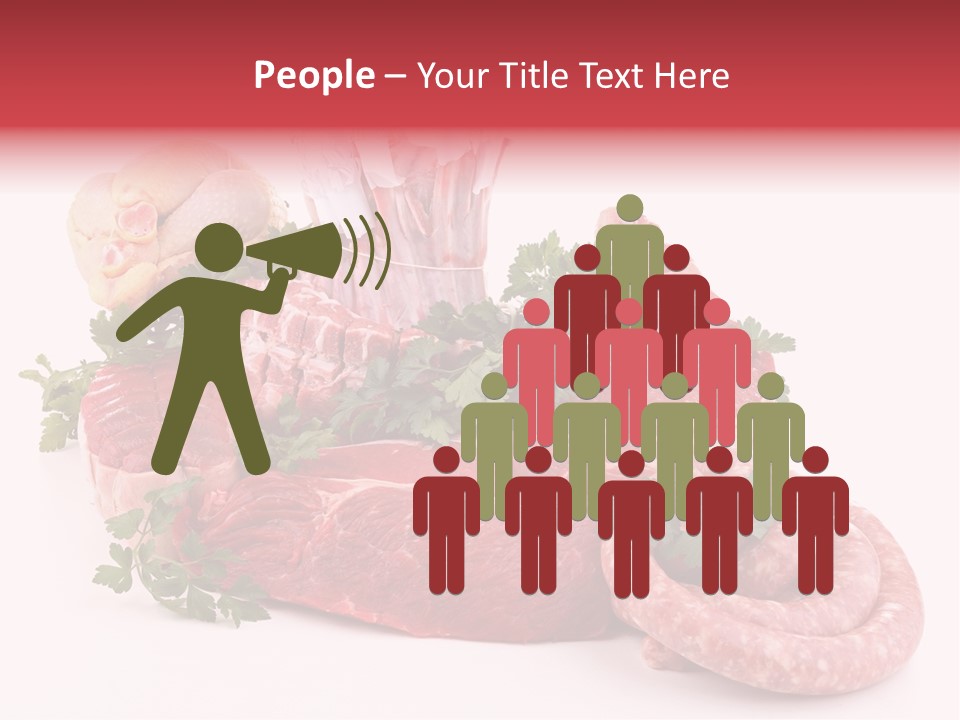 Assorted Fillet Food PowerPoint Template