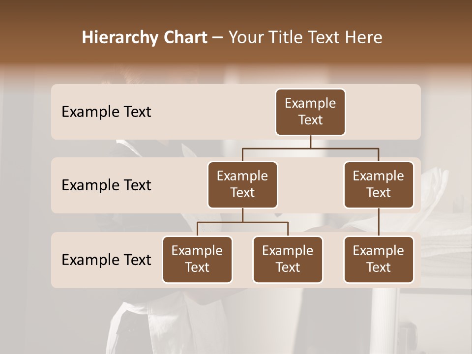Housekeeping Cart  Color Image PowerPoint Template