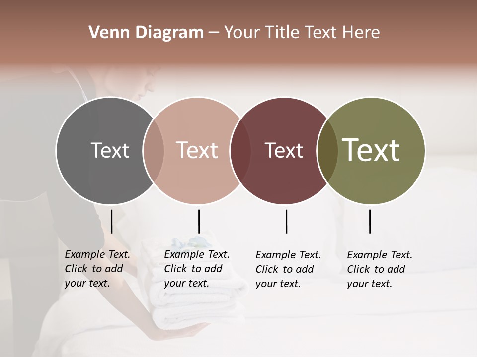 Making Bed Hair Back Brown Hair PowerPoint Template