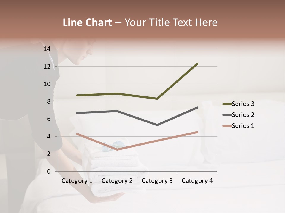 Making Bed Hair Back Brown Hair PowerPoint Template