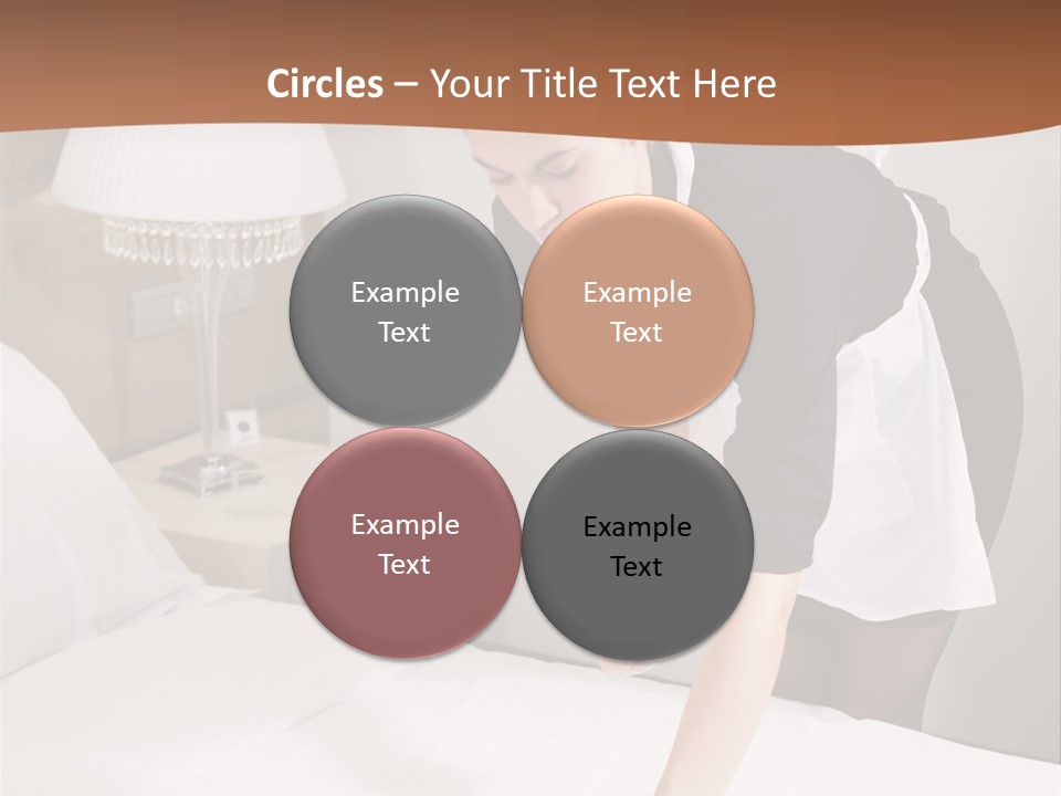 Hotel Vertical Hotel Room PowerPoint Template