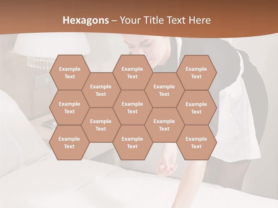 Hotel Vertical Hotel Room PowerPoint Template