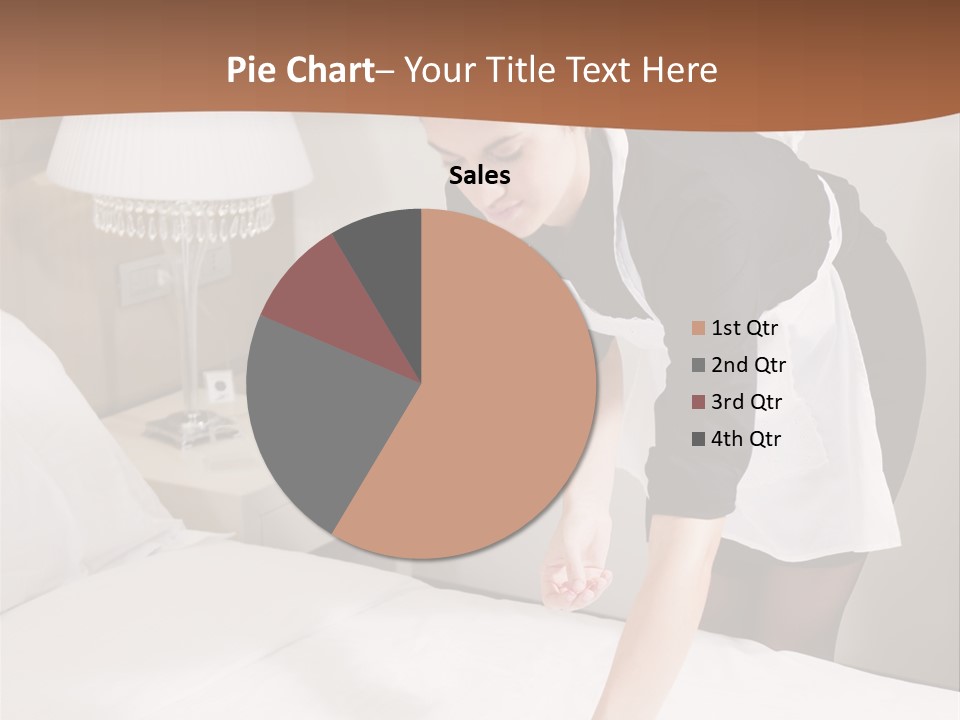 Hotel Vertical Hotel Room PowerPoint Template